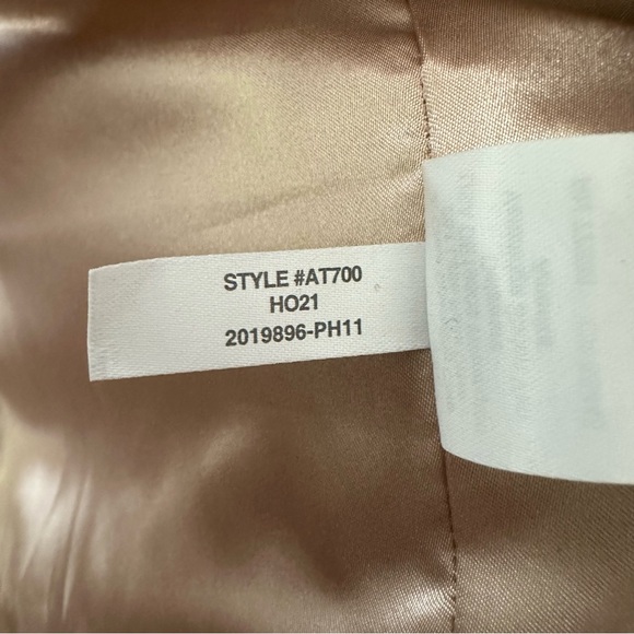 J. Crew Double-breasted Topcoat Trench Italian Wool-Cashmere Tan Plus Size 18 - Picture 7 of 10